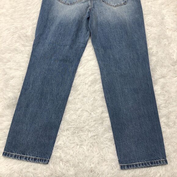 Blank Nyc Jeans The Madison Crop High-Rise Denim Distressed Size 27 NWT New - Picture 8 of 12